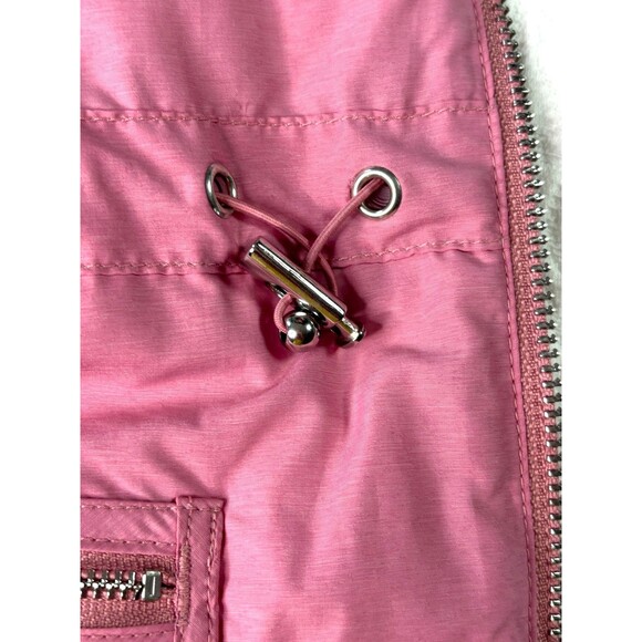 Peter Millar Golf Womens Addison Quilted Travel Full Zip Golf Vest Rose SM NEW - Picture 13 of 16